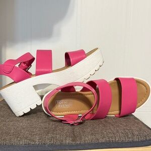 Pink Platform Sandals